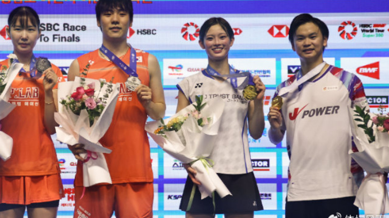 稳夺桂冠！渡边勇大/田口真彩2-0韩国组合，斩获韩国大师赛混双冠军